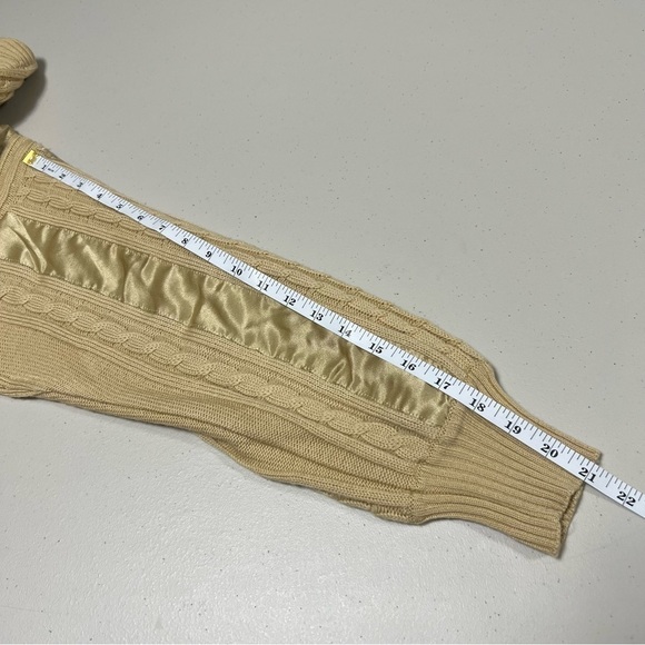 🦄rare Vintage ESCADA Cable Knit Wool Cardigan Sweater - Picture 11 of 12